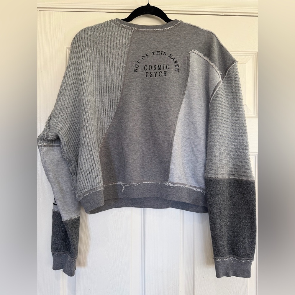 patchwork sweatshirt by Alexander McQueen oversized